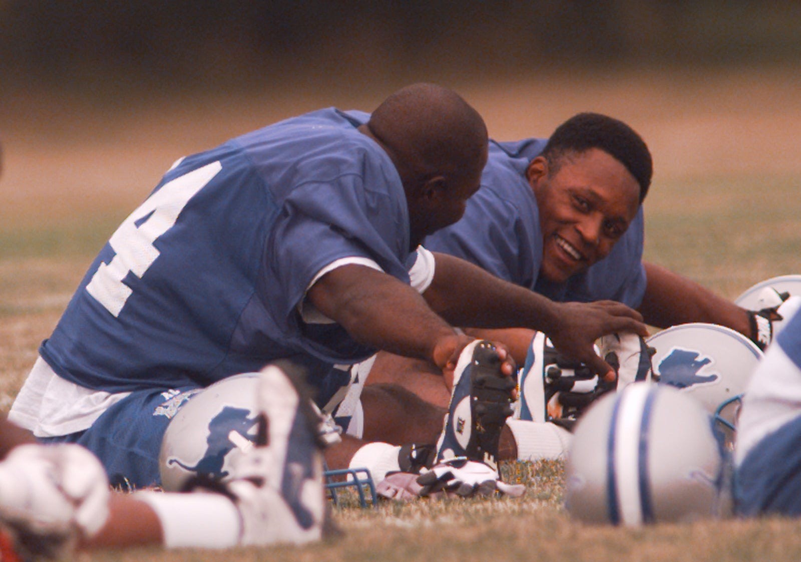 Barry Sanders during a game.