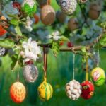 Children in costume celebrating Easter