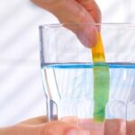 Close-up of a glass of water, representing the discussion on the health benefits of alkaline water.