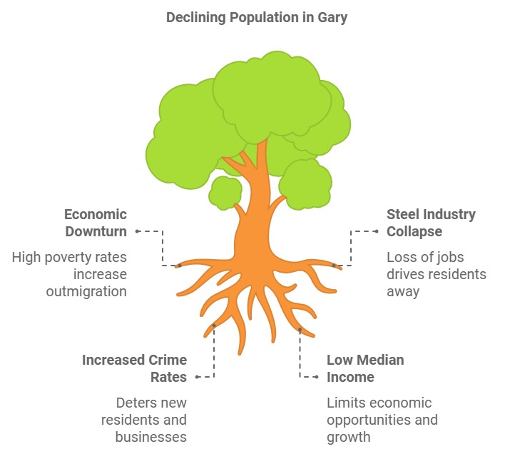 Declining Population in Gary