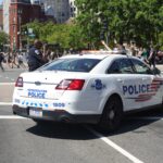 George Floyd Protests Washington DC. People protesting with signs.