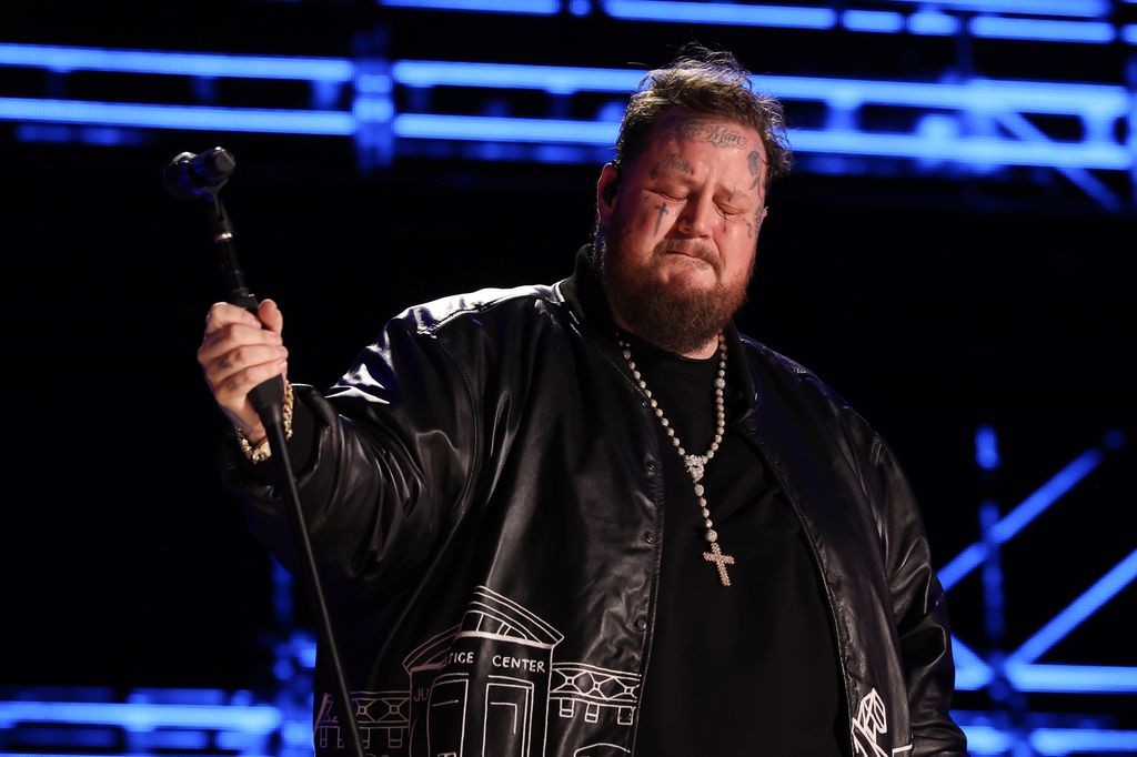 Jelly Roll CMA Fest 2024 performance, reflecting on his journey from jail to stage