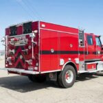 North Fork – Model 34 Northeast Teller Type 3 fire truck in green paint for wildland firefighting