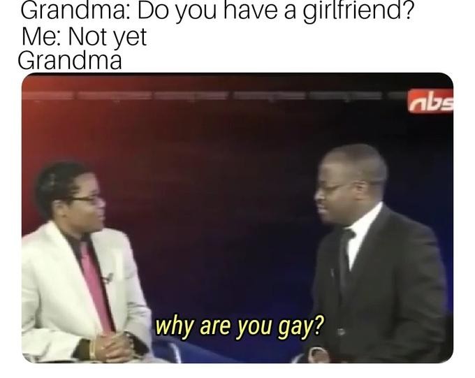 Pepe Julian Onziema in the NBS TV interview, responding to the question "Why are you gay?"