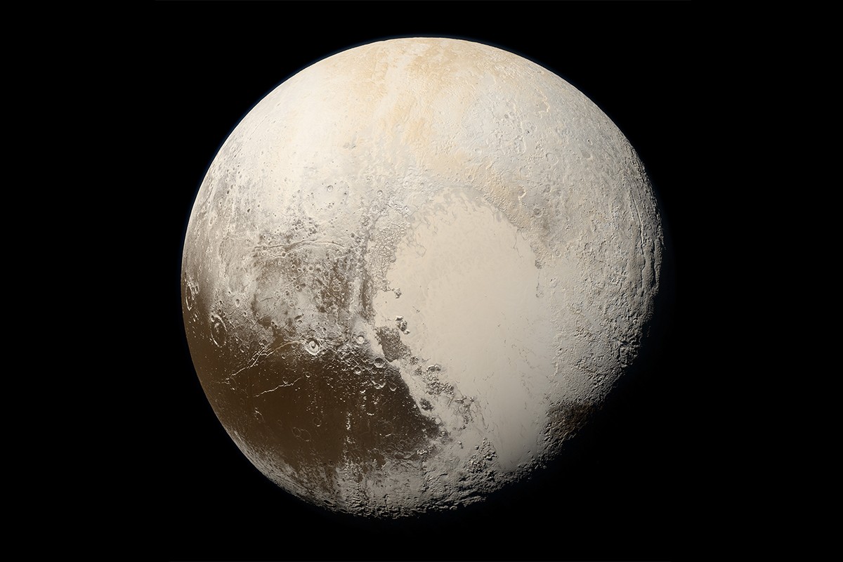 The most accurate natural colour image of Pluto taken by NASA