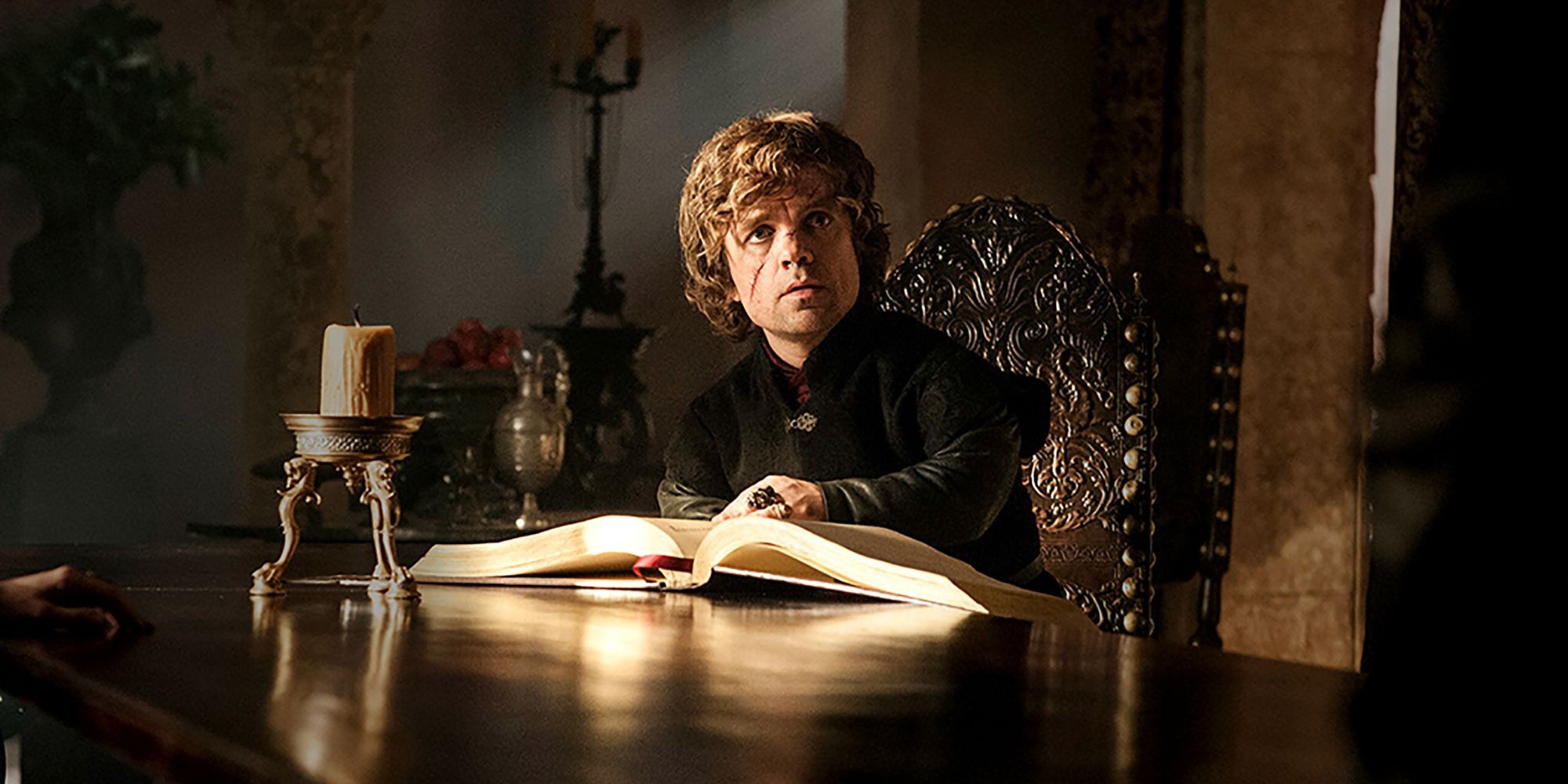 Tyrion Lannister, portrayed by Peter Dinklage in Game of Thrones, a central character driven to kill Shae and Tywin.