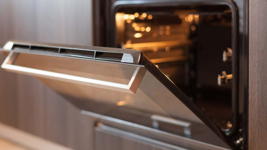 Opening Oven Door