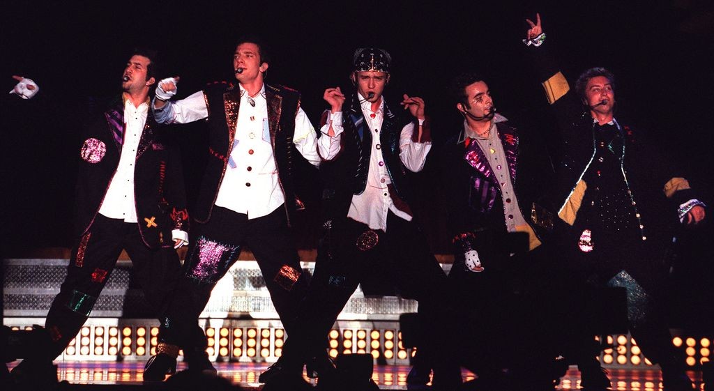 NSYNC in concert during their heyday