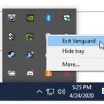Exit Vanguard Confirmation