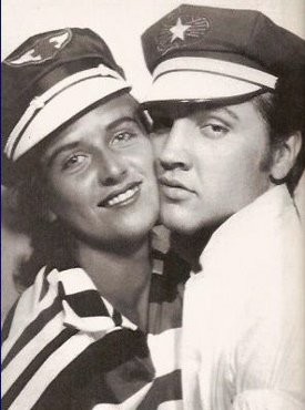 Elvis Presley with his mother Gladys Presley, a beloved figure in his life