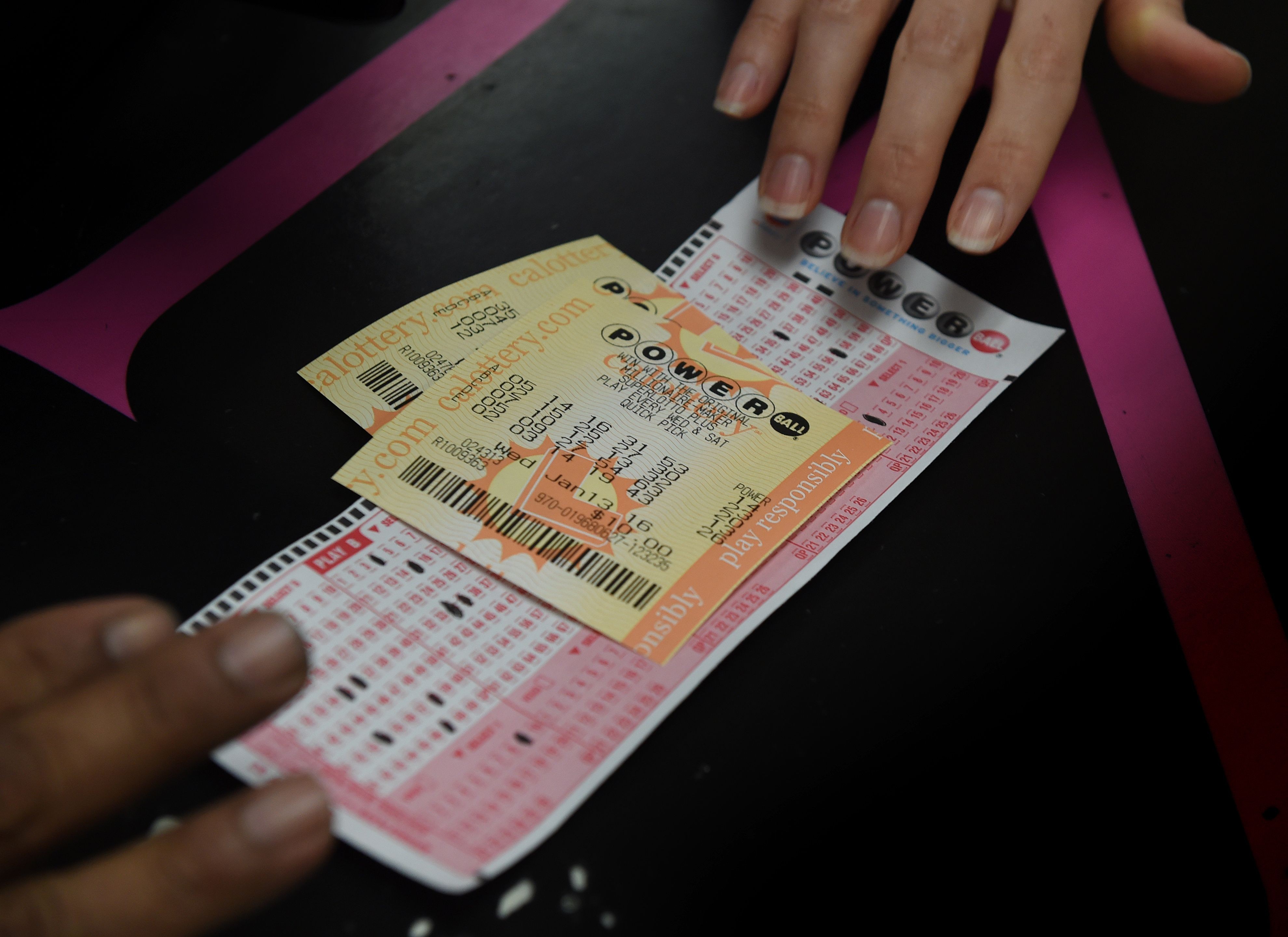 Customer Picks California Powerball Lottery Tickets
